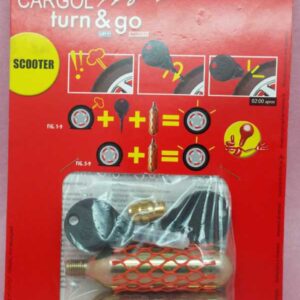 Cargol Turn And Go Scooter Tubeless Tyre Puncture Repair Kit Contains 2