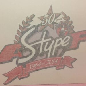 Large Graphic 'S' Type 50Th Anniversary Type 1 Sticker