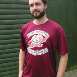 T-SHIRT 'S' TYPE 50TH ANNIVERSARY WHITE, RED, BLACK, BEIGE, GREY, MAROON OR BLUE