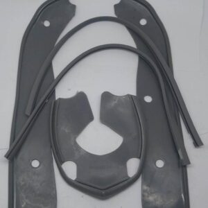 Rubber Set, Legshield To Horncast And Mudguard 5 Pieces Grey