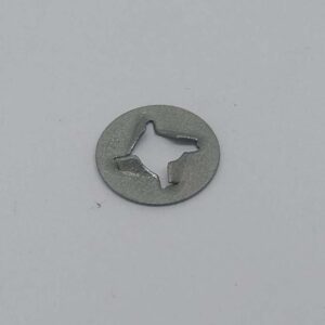 SPEED CLIP M4 9.5MM BZP CIRCLE FOOTBOARD RUNNERS, GRILL ETC