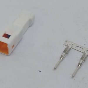 2 Pin White Sip Plug Female For Sip Speedo / Koso Temperature Sensors