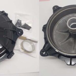 Front Hub (Drum Type) Black Uni With Speedo Drive And Studs