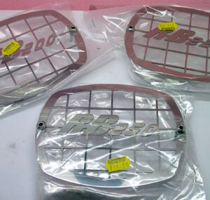 Headlight Grill Polished Rb Including 2 X Fixing Screws