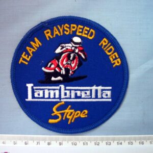 TEAM RAYSPEED RIDER PATCH BLUE