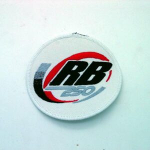 RB250 PATCH WHITE BOARDER ROUND 10CM DIAM APPROX