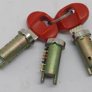 Cylinder Lock Set Three Vespa Px Two Keys