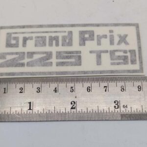Grand Prix 225 Ts1 Black No Background Graphic Sticker
