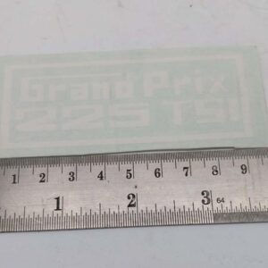 Grand Prix 225 Ts1 White No Background Graphic Sticker