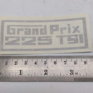 Grand Prix 225 Ts1 Silver No Background Graphic Sticker