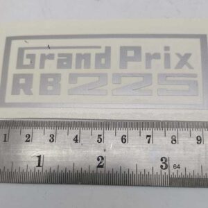 Grand Prix Rb225 Style 5 Rb22 Silver Sticker Graphic Large