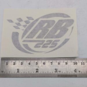 Rb 225 Sticker Silver Medium Graphic Rb22