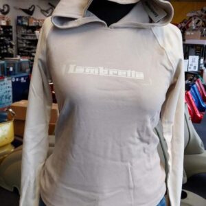 LAMBRETTA LADIES HOODIE 6919 OATMEAL 100%COTTON SIZE 12