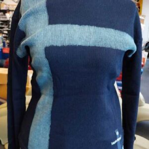 LAMBRETTA LADIES JUMPER 6938 INDIGO 100% COTTON STIPULTA SIZE (10/14)