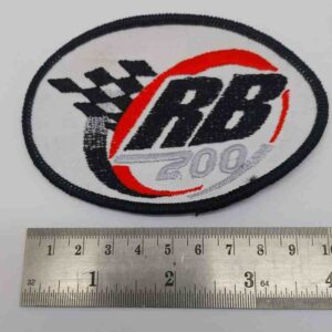 Rb200 Patch Black Boarder Oval