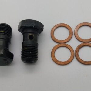 M10 X 1.0 Bolts For Banjo (Pack Contains 2 X Banjo Bolt & 4 X Copper Washer) Kbxtw016