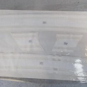 White Gp Panel Stripes Left And Right Graphic Sticker