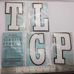 Scooter Symbols Graphic Sticker Nos Available In G,P,T,L Stipulate N Order Each