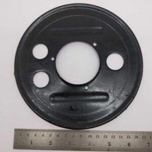 Vespa Px/Lml Dust Cover Rear Wheel Rough Painted Black Hub Plate