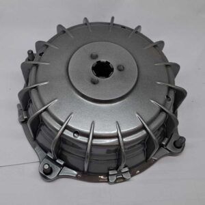 Rear Hub In Gunmetal Powdercoat Uni With Cone And Studs