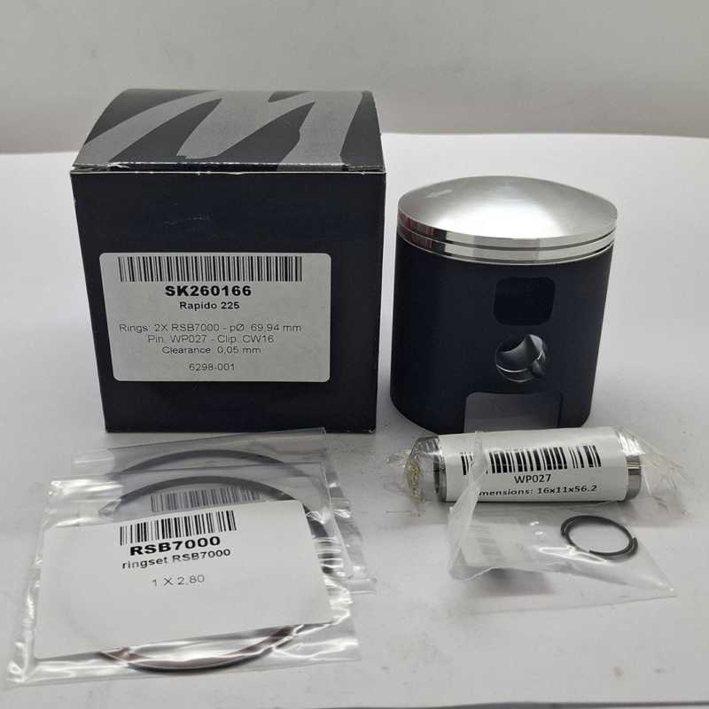 - 70Mm Piston Wossner 39 Comp Height (69.94) Sk260166 Rapido Full Skirt